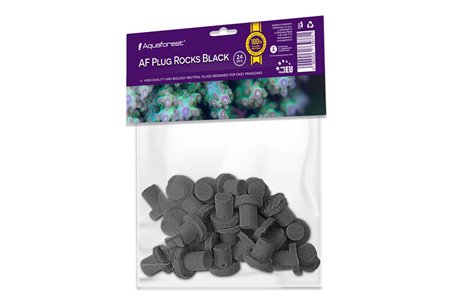 Aquaforest AF PLUG Rocks, black (24pcs)